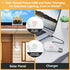 Neporal MagicGlow Rechargeable Solar Light Bulbs, 2 Pack, USB+Solar Rechargeable, Dimmable Battery Light Bulb, A19