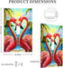 haigof 1 3 5 Inch Romantic Flamingo Light Switch Cover Wall Plate Gang Single Plates Print Faceplate Home Decor X