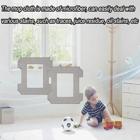 Cleaning Rag for Ecovacs Winbot W2 Omni/W1/W1 Pro Window Vacuum Cleaner, Washable and Reusable Mop Cloth Accessories