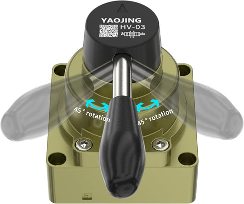 HV-02 Solenoid Valves Industrial Switches, Pneumatic Lever Operated Valve 1/4" for Automation Equipment