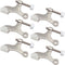 Nuk3y Hinge Pin Satin Nickel Heavy Duty Door Stop, 6-Pack