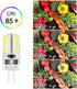 DiCUNO G4 LED Bulb, 3W JC Bi-Pin Base Light Bulbs, 12V AC/DC, Daylight White 6000K, 10 Pack Halogen Replacement
