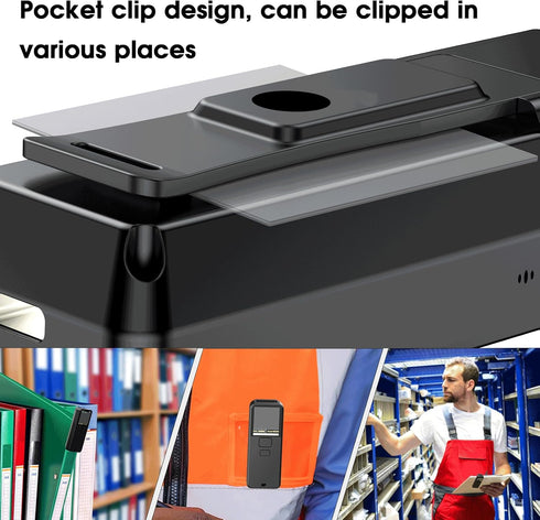 symcode 1D 2.4Ghz Mini Portable Wireless Barcode Scanner, Bluetooth and and USB All in one Laser Barcode Scanner