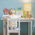 RAINFALLARING Seamless Tripod Table Lamp Cute Baby Giraffe Small Hand Drawn Nursery Animal Bedside Lamps Small Lamp