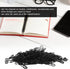 Music Note Paper Clips 100pcs, Black Musical Notes for Office School Paper Files with Storage Box