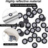 MAQUITA 200 3D 3D 6.0 mm 10 mm Pcs Magnetic Tracking Dot for Scanner Scanning Reference Point Marker Diffuse Reflection