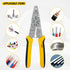 KATA 8 Inch Wire Cutter and Stripper, Cutting for 10-20 AWG Solid Wire, TPR Material Dual Color Handle, Yellow