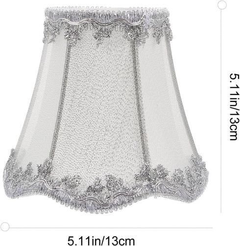 5.11X5.11X4.72In Holibanna Cloth Lampshade Accessory for Table Wall Floor Lamps Soft Light Shade Cover for Bedroom