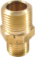 Forney 75533 Brass Fitting, Reducer Adapter, 3/8-Inch Male NPT to 1/4-Inch Male NPT