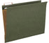 School Smart Hanging File Folders, Legal Size, 1/3 Cut Tabs, Pack of 25, Green