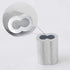 Wire Rope Sleeve, Aluminum Alloy, for Wire Rope Dia. 1/2", PK 10