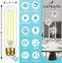 hansang T10 LED Bulb for Chandelier E26 Base, 5000K Daylight, Edison Bulbs 40 Watt Equivalent, E26 Base, Dimmable Tubular LED Light Bulbs, Decorative Vintage Light Bulbs, 120V, CRI85+, 400LM, 6 Pack by hansang