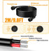 cshare 2 6.5 24 2 Size:8mm) Extension Cords for String Lights Inflatable Decorations, Pin FT AWG Outdoor Extension