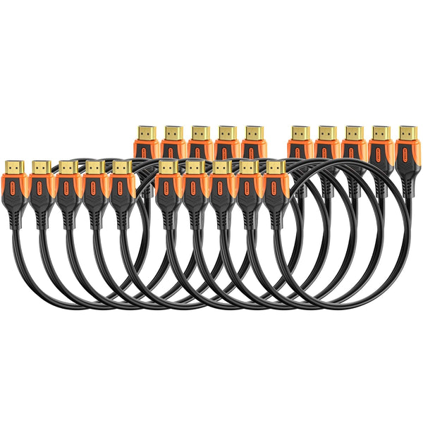4K HDMI 2.0 Cable 3FT 10-Pack, High Speed 18Gbps HDMI Cord for