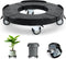 Trash Can Dolly Wheels, Adjustable 15-19 Inch Round Roller with Locking Wheels
