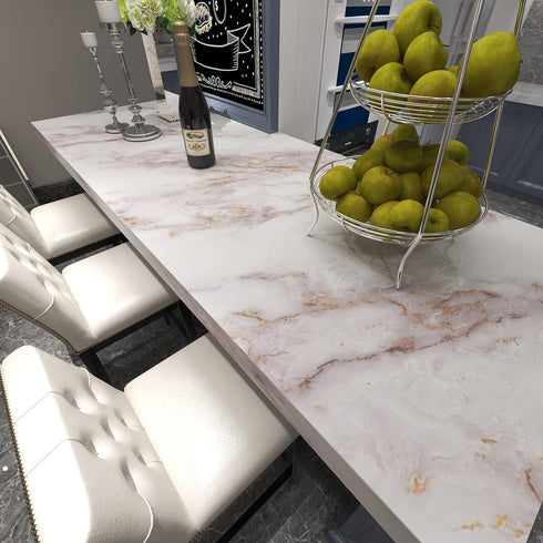 Marble Contact Paper 15.7 79 Peel and Stick Wallpaper, Removable Self Adhesive Waterproof Granite Vinyl Film