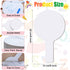 Zhehao Dry Erase Answer Paddles Bulk DIY Christmas Paddles for Games Double Sided Mini Handheld Dry Erase Answer Board Auction for Christmas Games Party(12 Pieces) by Zhehao