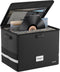 DocSafe Fireproof Vinyl Record Storage Box with Lock, Large Organizer for 150+ Single Records