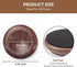 KingPoint 4) Piano Caster Cups Furniture Pads Upright Piano Caster Cups Wood Coasters Cups Floor Protectors