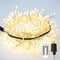 Cluster Fairy Lights 10FT Firecracker String Lights 100 LED Warm White Plug