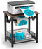 Semohop Label Holder for Rolls and Fan-Fold Labels, Thermal Sticker Holder for Desktop