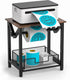 Semohop Label Holder for Rolls and Fan-Fold Labels, Thermal Sticker Holder for Desktop