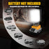 2 20v 112W 11200LM 20v Pcs Cordless LED Work Light for Dewalt Max Battery, Battery Light for Dewalt Tools, Portable