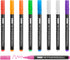 maxtek Neon Dry Erase Markers Fine Tip, Liquid Chalk Markers for Chalkboard, Glass, 1mm Fine Point