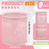 Pack 9 3.9x4.2in, Set Segarty of Pencil Holders Round Mesh Pen Holder for Table Desk Organization, Large Pen Cup