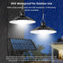 1-to-2 Solar Shed Lights, Solar Pendant Lights, Outdoor Hanging Lights with Remote & Dusk to Dawn, Waterproof for Shed