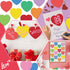 Geyee 108 Pcs Heart Cutouts, Paper Heart Bulletin Board Decorations for Classroom DIY Craft School Decor