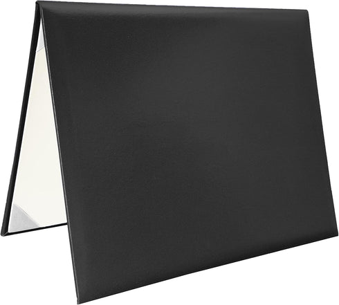Smooth Diploma Certificate Cover 8 1/2" x 11", Black