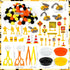 OAXNTGW 135 Counting 5 14 4 Counts Summer Counting Pcs Construction Sensory Bin Items Construction Sorting Sensory Bin