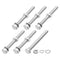 Hex Head Screws Bolts, Nuts, Flat & Lock Washers Kits (M10-1.5x110mm) 6 Set, Stainless Steel Machine Screws for Home