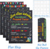 gisgfim 6 Pieces Spanish Verb Conjugation Posters, Spanish Grammar Charts for Classroom Decorations