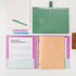 U Brands U-Eco 6 Pocket Poly Expandable Folder, Set of 3, Assorted Brights, Snap Button Closure, Letter Size