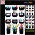 WallPeg Pegboard Bins Storage Bins Kit, PB12 Peg Board Bin & Cup Assortment for Crafts, Office, Garage Organization