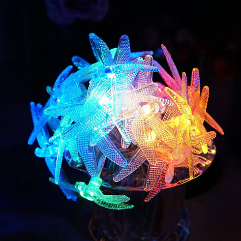 10ft 20 2 Dragonfly Starry String Lights LED Decorative Twinkle Fairy Lighting Strand Battery Powered with Modes