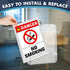 8 Pack 8.5 11 Inch 4 Handepo Acrylic Window Sign Holder x with Suction Cups Clear Frames Glass Door Mount Wall Signage