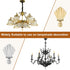 44mm 1/4-27 Inch PATIKIL Lamp Shade Finial, Lamp Finials Caps Knob Threaded Alloy Solid Lamp Finial Decoration for Lamp
