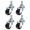 PATIKIL 1.25 Inch Stem Casters, 4 Pack Wire Shelf Swivel Wheels for