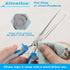 SPEEDWOX Mini Extra Long Needle Nose Pliers for Jewelry Making, Fishing, and Hand Tools