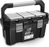 Anyyion 13 inch Small Tool Box with Removable Tray, Truly Strong and