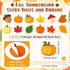 Pasimy 24 Set Fall Sticky Notes and Pens - Classroom Gifts, Thanksgiving Pens, Pumpkin Maple Leaf Notepads (Orange,