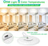 12 Inch 3200LM Dimmable 2-Pack 24W 2700K/3000K/4000K/5000K/6500K 5 LED Flush Mount Ceiling Lights, Ceiling Light