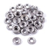 HolsterSmith Finishing Washers - #8 (0.530 Dia.) Metal Countersunk Round Top for Holster Making, Home Improvement,