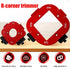 Lightdream 2-Piece 4-in-1 4 Rounded Corner Router Template, Aluminium Alloy Edge Guide Radius Template, Complete