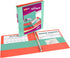 Avery Two-Tone Durable View 3 Ring Binder, 1 Inch Slant Rings, Mint/Coral Binder (17288) by AVERY