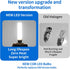 Dimmable JDE11 Bulbs 120V 100W Bulbs T6 E11 Bulb, 6000K 10W 1100lm E11 Fan,2Pcs ZHENMING Led Halogen Candelabra