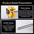 KATUR Tongue and Groove Router Bit Set, 1/4 Inch Shank Grooving Router Bit, 3 Teeth T Shape Woodworking Tools